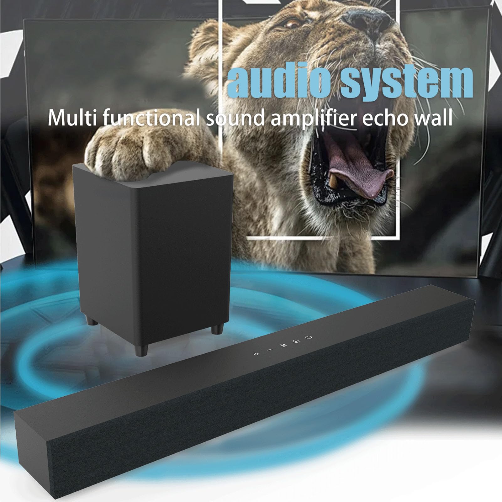 Amazon.co.jp: サブウーファー付きサウンドバー、ホームシアター